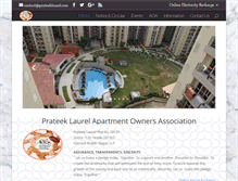 Tablet Screenshot of prateeklaurel.com